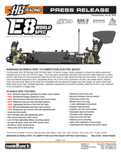 Load image into Gallery viewer, HB Racing E8 World Spec 1/8 Competition Electric Buggy