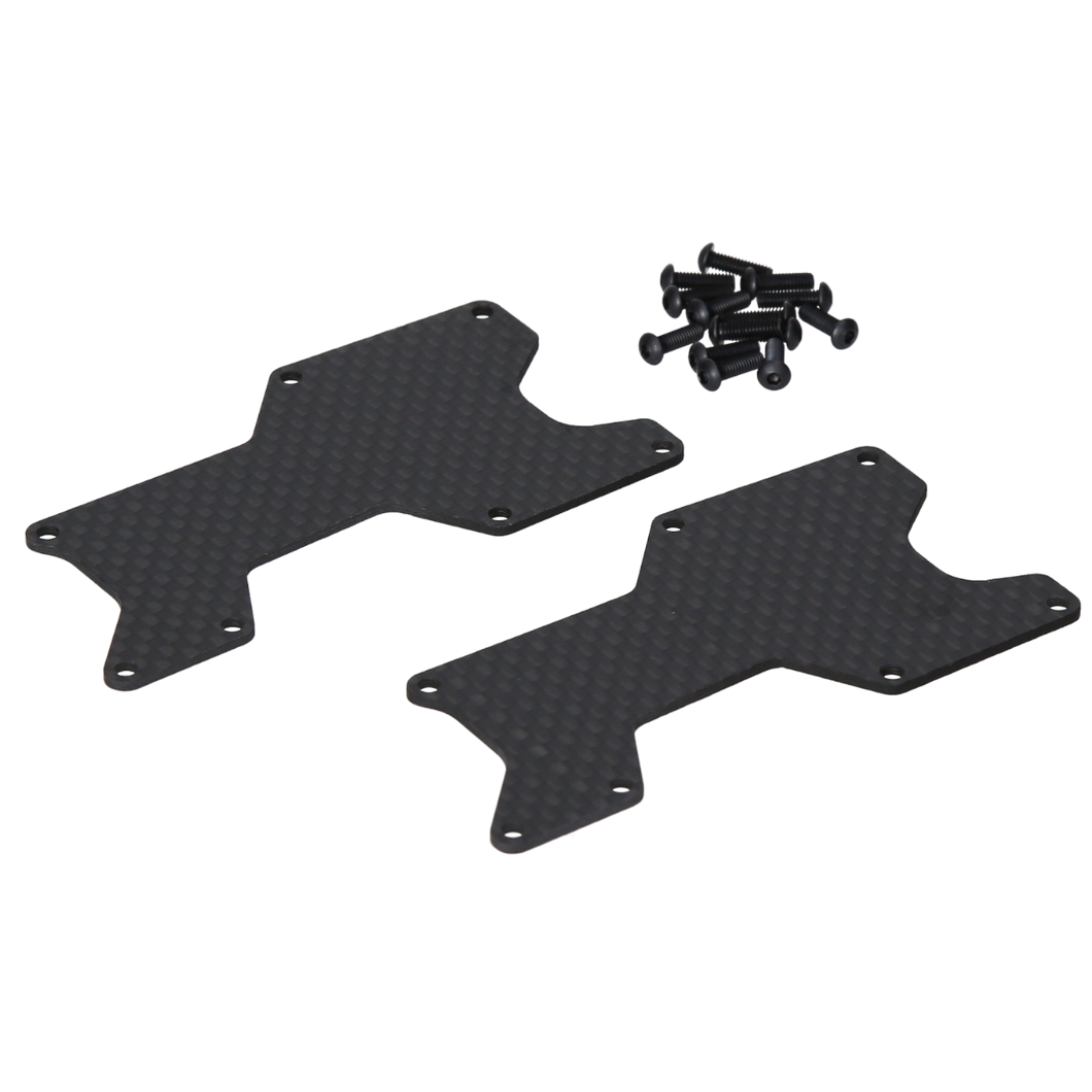 HB204843 - HB Racing Woven Graphite Arm Covers (Rear/D8 Evo)