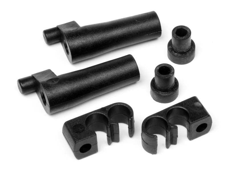 HB67364 - HB Racing Fuel Tank Stand-off and Fuel Line Clips Set