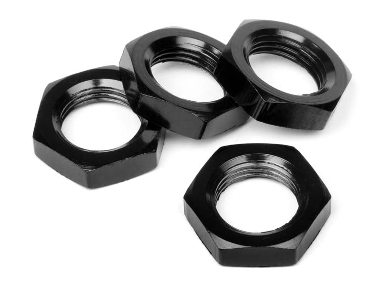 HB67492 - HB Racing 17mm Wheel Nut (Black/4pcs)