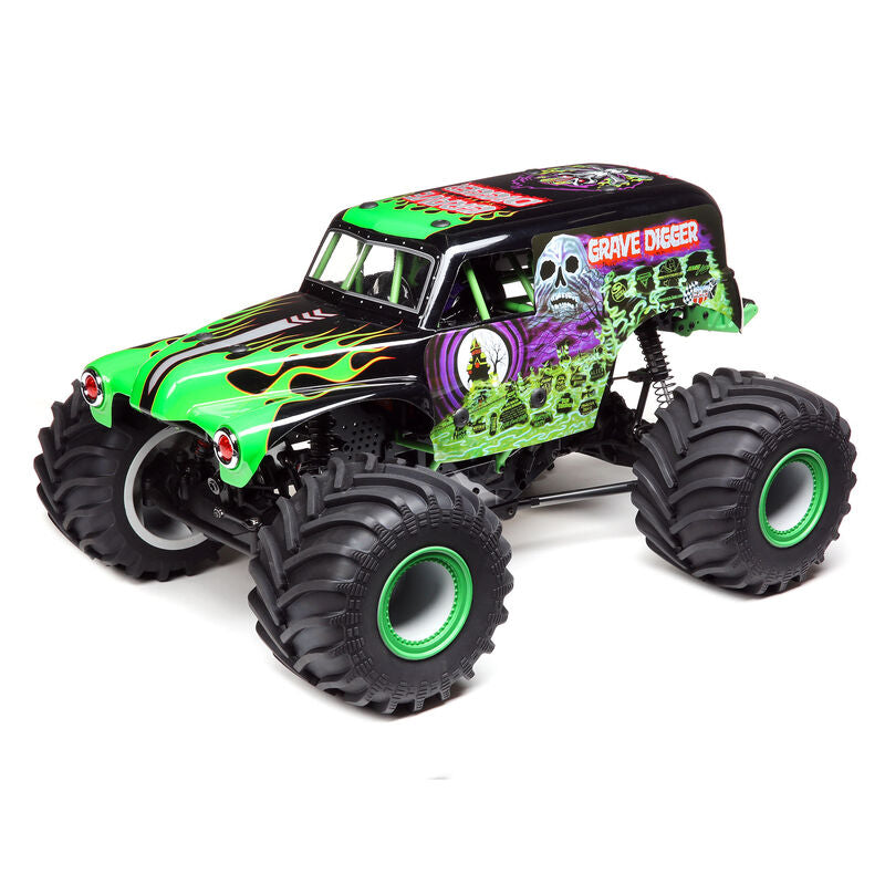 LMT:4wd Solid Axle Monster Truck, Grave Digger:RTR
