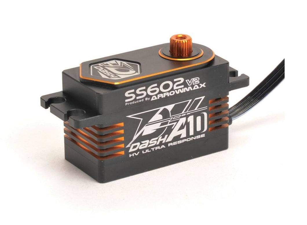 SS602 Super Speed Low Profile HV Brushless Servo A10 V2 16.5kg, 0.050sec